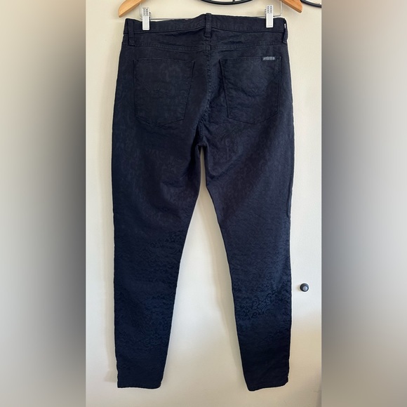 Hudson | Black Jeans with Textured Print, Size 29 ✨ - Picture 6 of 9